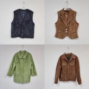 Kurtki i kamizelki skórzane damskie + męskie - 30kg