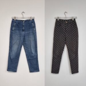 Damskie spodnie materiałowe + jeansowe - 25kg