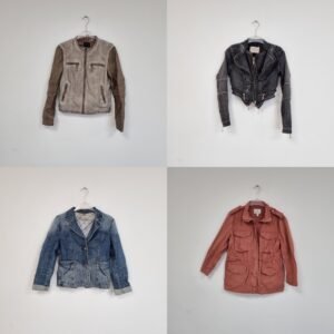 Kurtki bawełniane damskie + męskie - 25kg