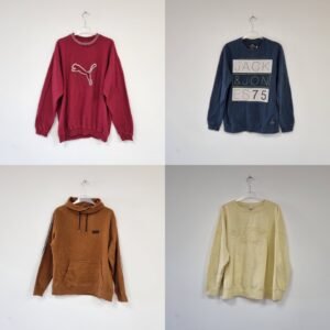 Bluzy bez kaptura damskie + męskie - 25kg