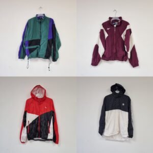 Markowe kurtki dresowe z lat '80 i '90 - 10 sztuk